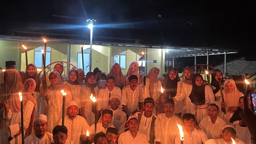 Perkuat Persatuan Pemuda di Malam Lailatul Qadar, Pemuda Paceda Gelar Pawai Obor